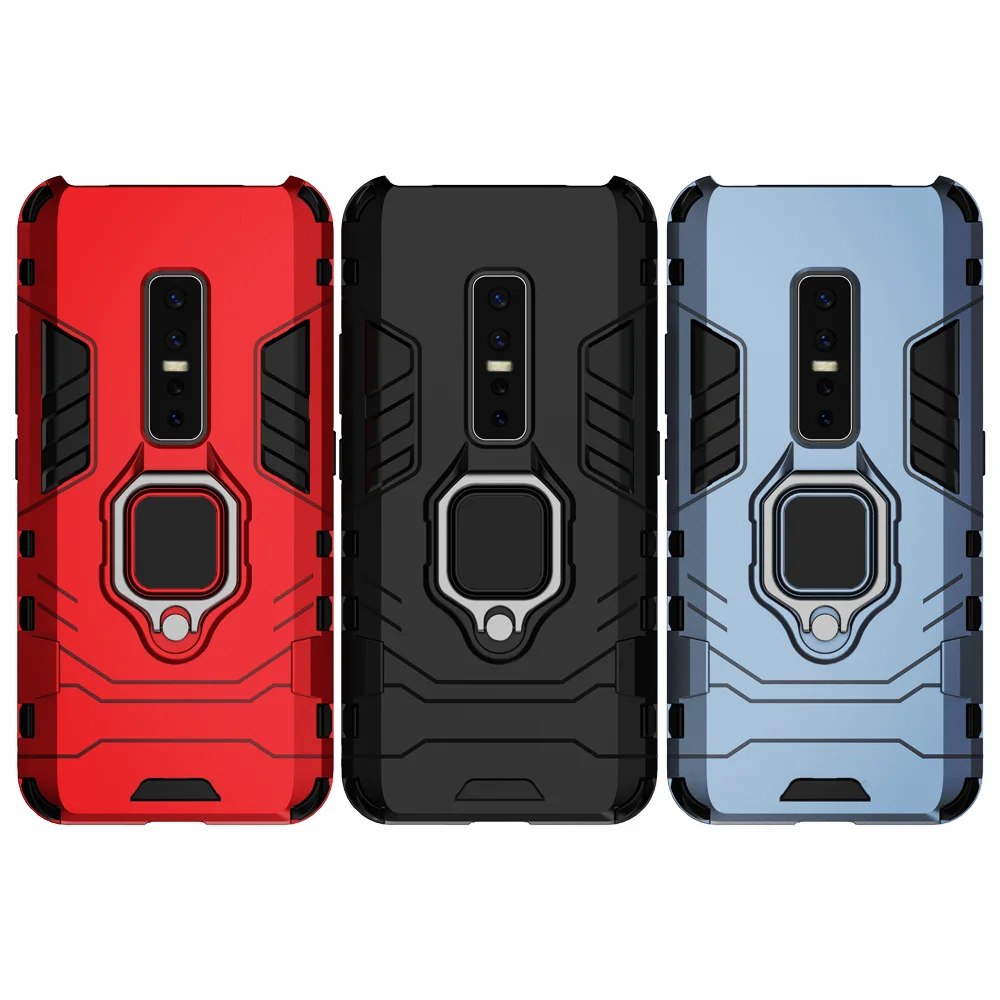 

For Vivo V17 PRO Case Magnetic Car Shockproof Ring Armor Phone Cover For Vivo V17 PRO V17pro 6.44" 1909 PD1931F_EX 1910 Coque