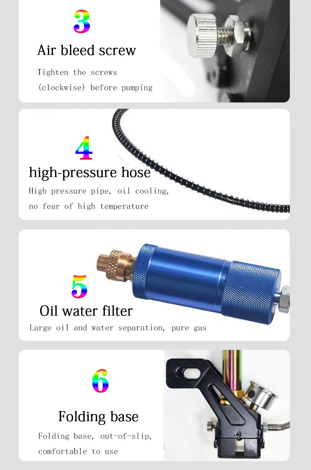 300BAR 30MPA 4500PSI Пневматика с предварительной накачкой цилиндр насоса насос надувной погружной бутылки класса 3 PCP микрокомпрессор
