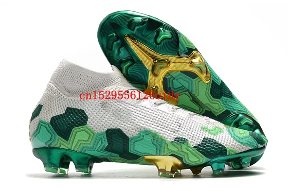 

2020 top quality new arrival soccer shoes high ankle mens SUperFlys FG football boots scarpe calcio gold