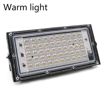 

LED Floodlight Outdoor Spotlight 50W Wall Washer Lamp Reflector IP65 Waterproof Lighting Garden Flood Light 110V