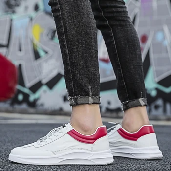 

Fashion Shose For Men Comfortable Casual Shoes Flat Shoes Breathable Lace-up Board Shoes High Quality Zapatos Hombre Men Shoes