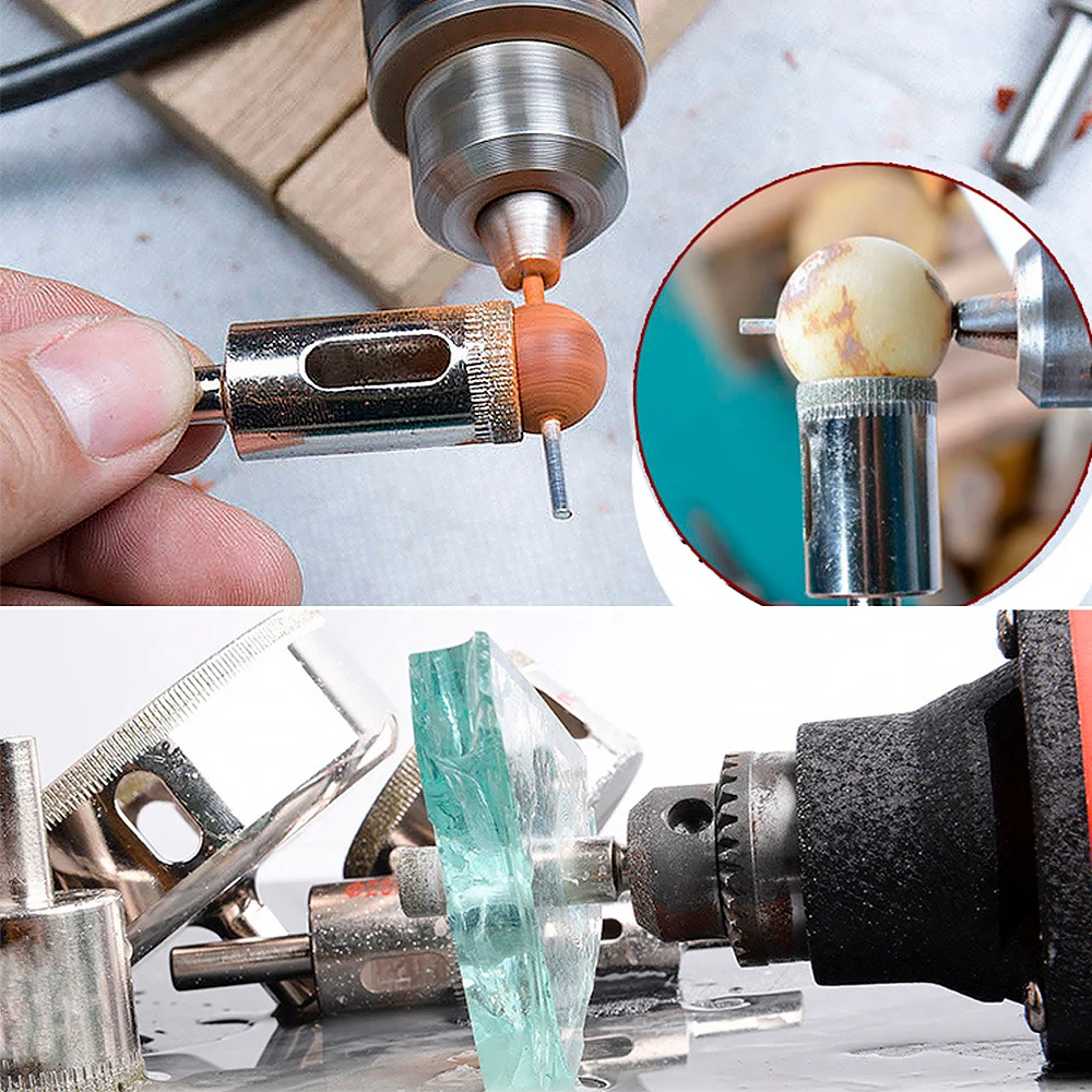 Набор сверл с алмазным покрытием для плитки мрамора стекла керамики сверлильные