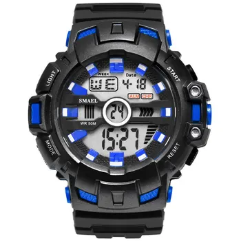 

Smael Simaier Outdoor Sport Waterproof Shockproof Single Show Electronic Watch Student Man Motion Wrist Watch