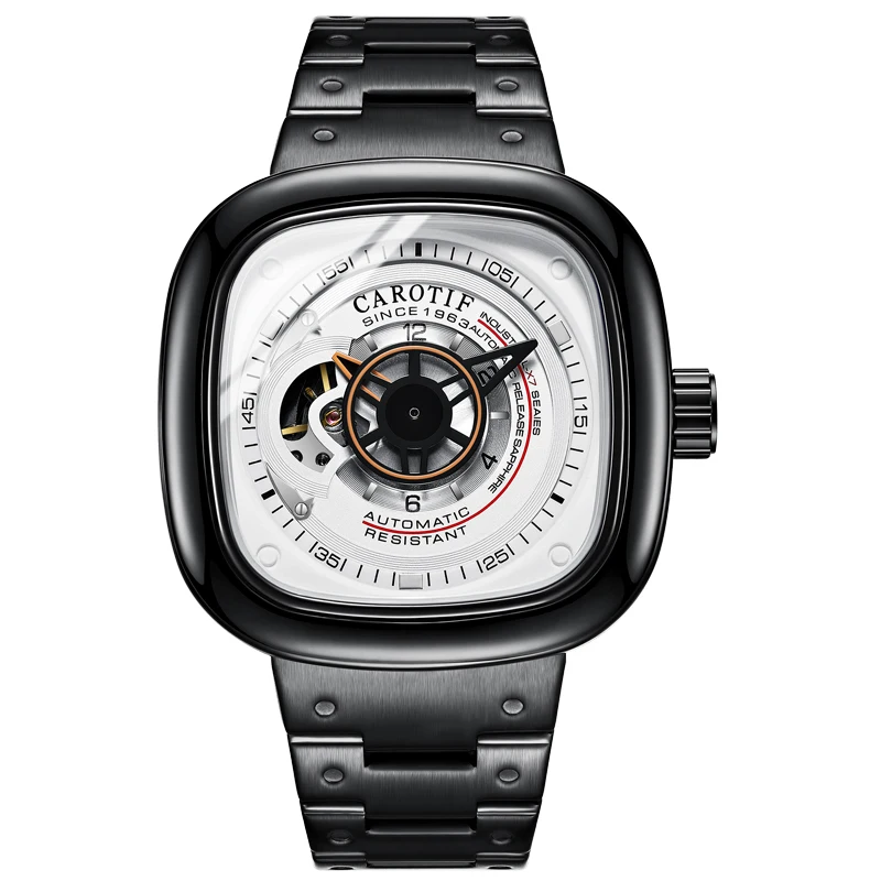 Высокое качество роскошные полностью стальные мужские часы Montre автоматические механические наручные часы для мужчин Reloj Hombre деловые часы для мужчин