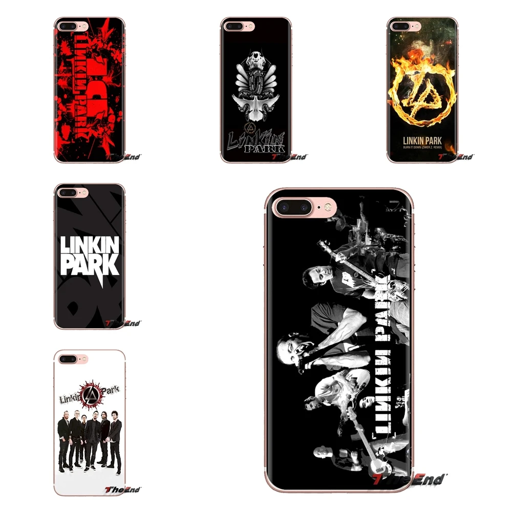 

For Huawei G7 G8 P7 P8 P9 P10 P20 P30 Lite Mini Pro P Smart Plus 2017 2018 2019 Silicone Bag Case Band Burning Linkin Park group