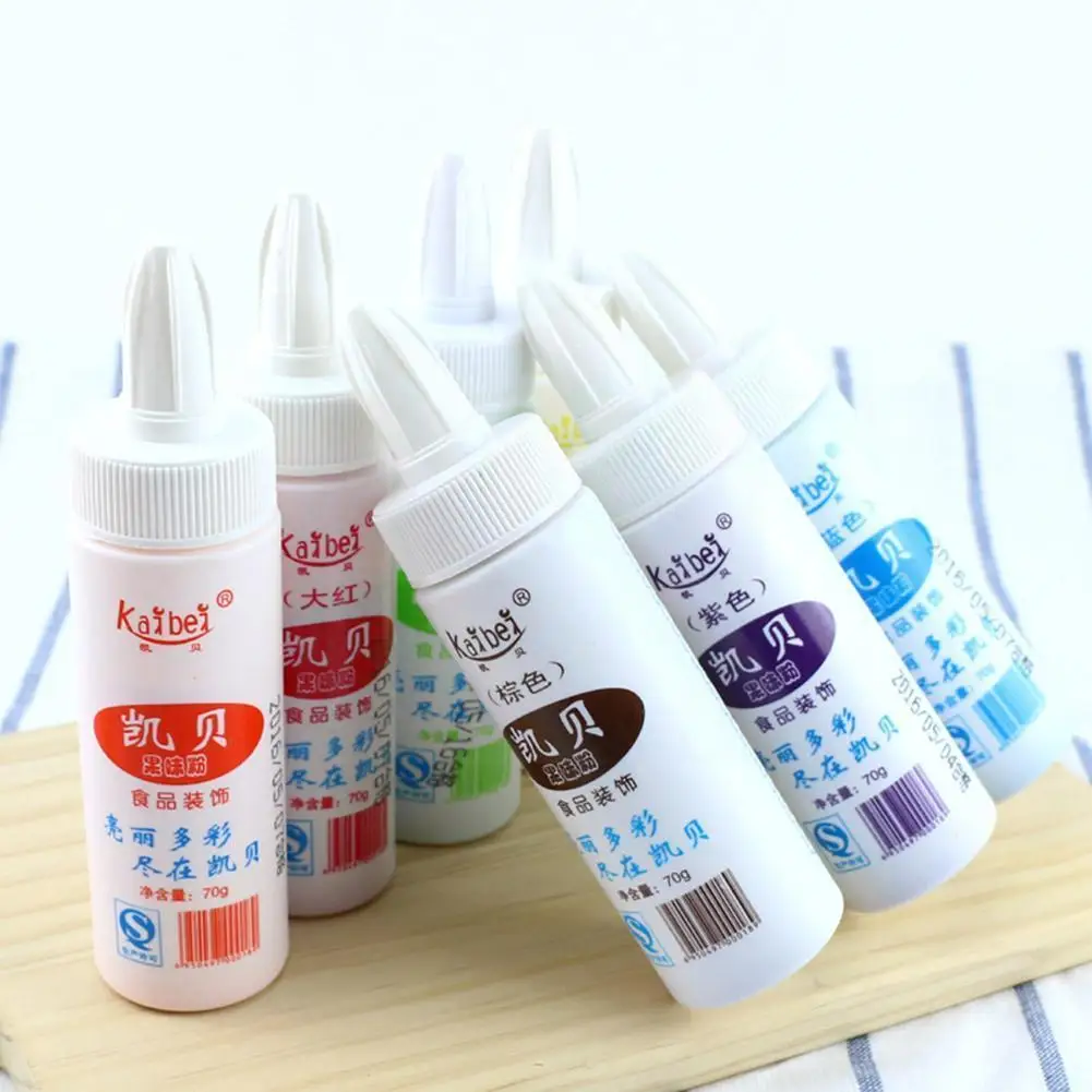 8 Flavors/set New Food Coloring Fruit Powder Cake Fondant Decal Soap