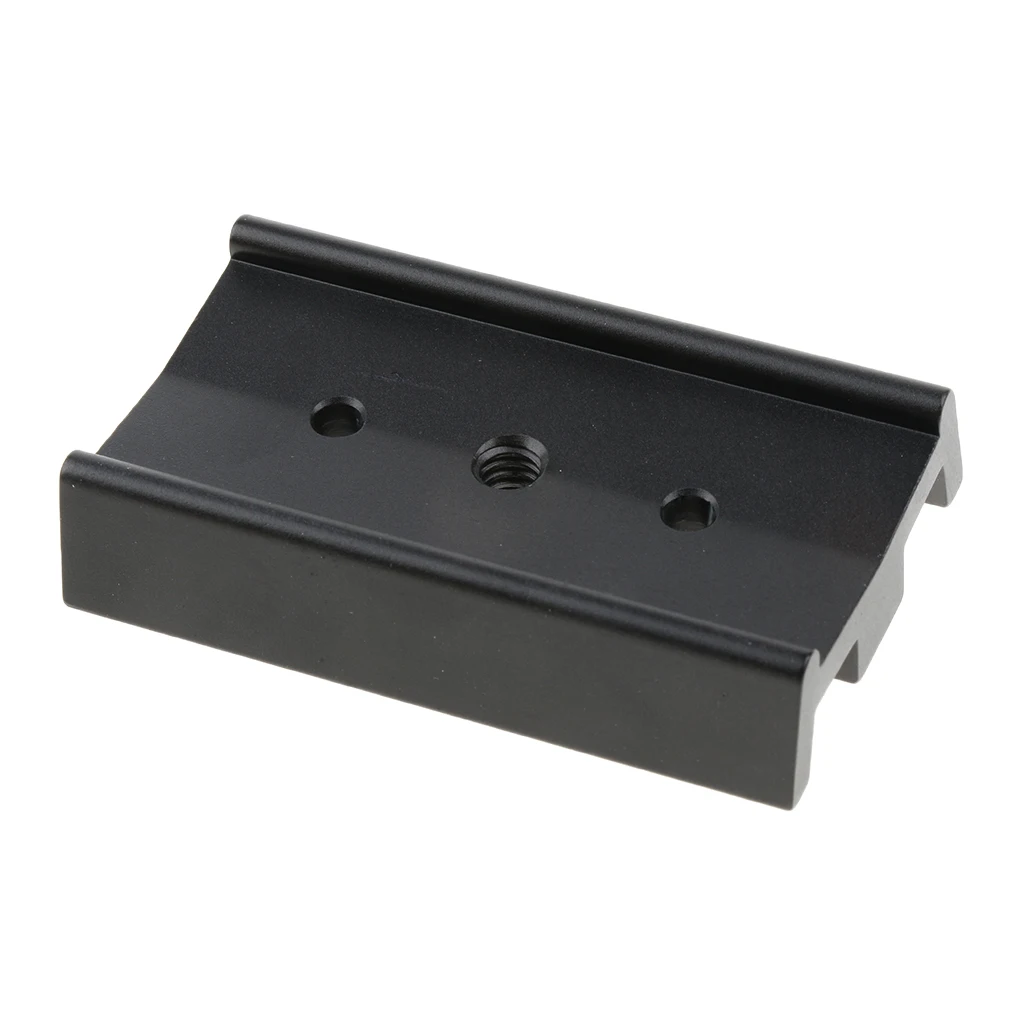 Metal Telescope Dovetail Mounting Plate for Equatorial Tripod Long Version - 70mm (Black)