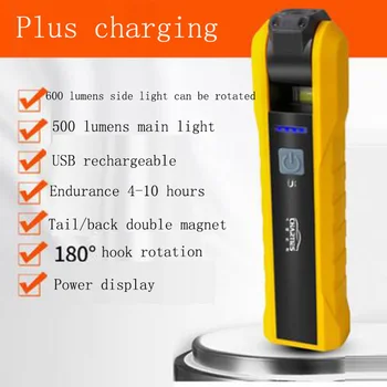 

Electromagnet LED car repair work light auto repair super bright glare magnet charging emergency flashlight anti-drop lighting