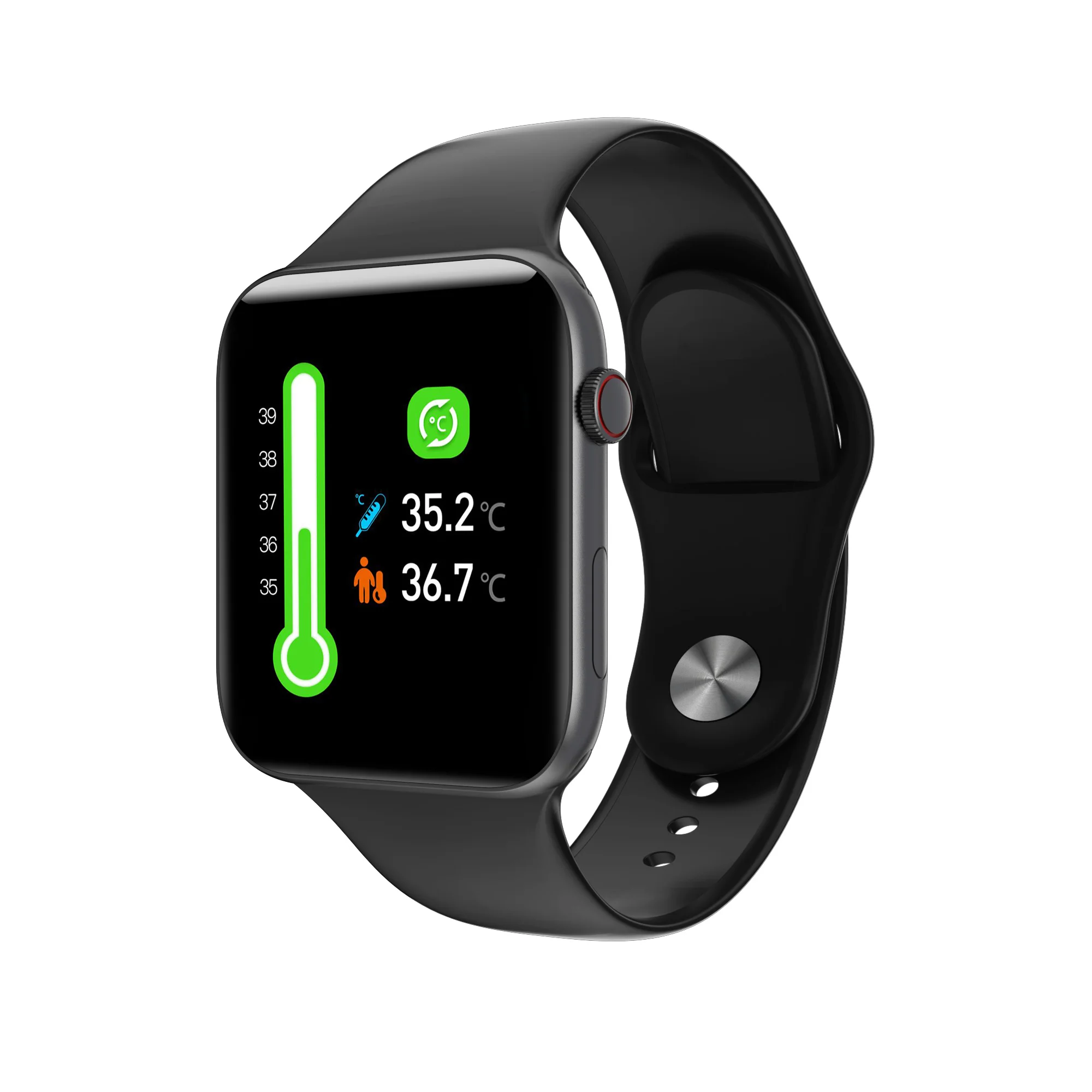 

Fobase Air Pro Real-time Body Temperature Smart Watch Heart Rate Monitor 8.9mm Bluetooth 5.0 Presale Price: $29.99 From June. 8