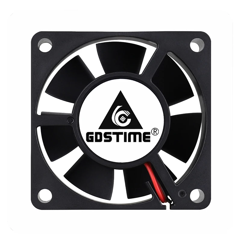 Gdstime-ventilador para Impressora 3d Esfera Dupla de Resfriamento 60 mm x 60x20 mm 6020 12v 24v 20 mm x 20 mm Equipamento de Máquina sem Escova Motor dc Peças - Imagem 2
