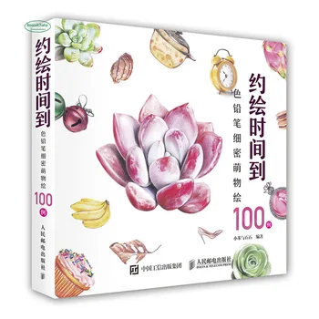 

100 examples of drawing time to color pencils book ,336 pages
