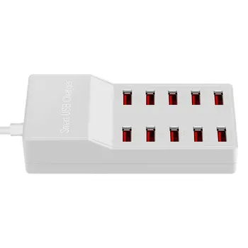 

USB Smart Charger 10 Ports USB Hub Fast Charging Station Power Adapter Universal for Phone iPhone 8 Plus X iPad Samsung Huawei
