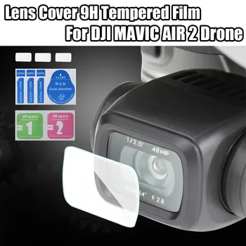 

2/3PCS Camera Lens Protector Cover 9H Tempered Film For DJI MAVIC AIR 2 Drone Friction-resistant Mirror Film