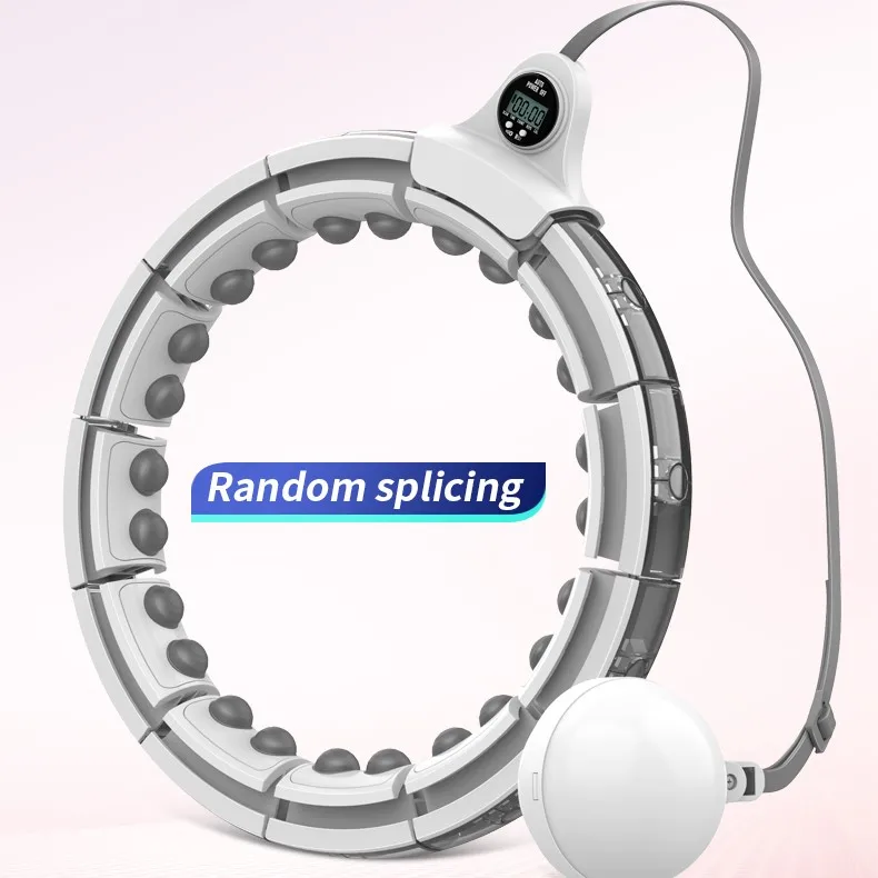 Smart Counting Sports Hoop Fitness Waist Circle Adjustable Ring Home Gym Exercise Weight Loss Equipment | Спорт и развлечения