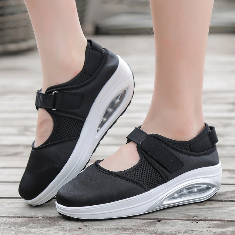 MINIKA/женская спортивная обувь Светильник для пожилых людей Обувь на танкетке zapatos