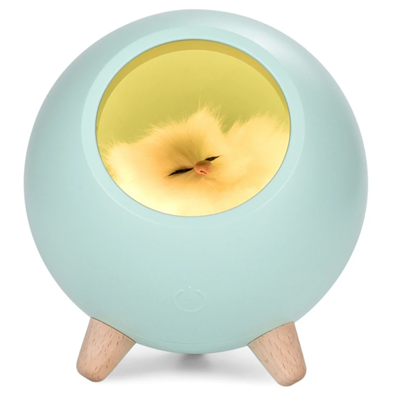 Cute Cat House Bluetooth Speaker Night Light Press Dimming LED Baby Kids Bedside Sleep Lamps Bedroom Home Decor Gift | Лампы и