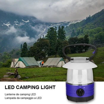 

Portable Camping Lights LED Camping Tent Lamp Hanging Lamp By 4XAA Battery for Outdoor Hiking Camping Travel