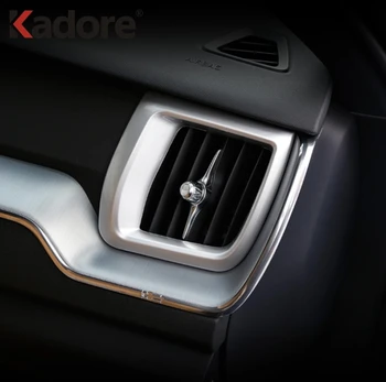 

For Volvo XC60 XC 60 2018 2019 Interior Accessories Carbon Fiber Dashboard Air Condition Air Vent Outlet Cover Trim Decoration