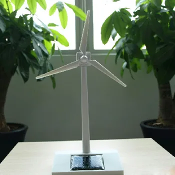 

Kids Solar Powered Windmill Handmade DIY Assembled Wind Turbine Model Physics Science Toys For Children Educational Gift