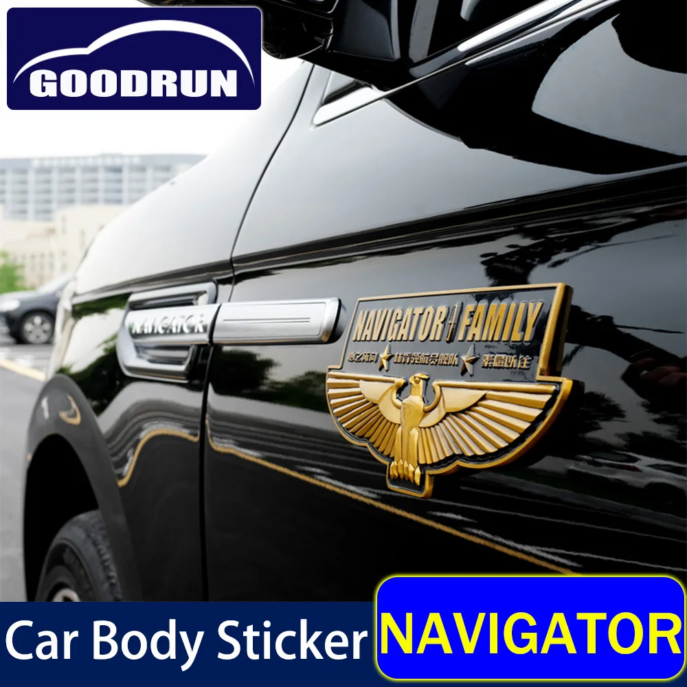 

Car Club body Sticker for Lincoln NAVIGATOR 3D Car club commemorative Sticker Emblem Decals EXterior Auto Accessories