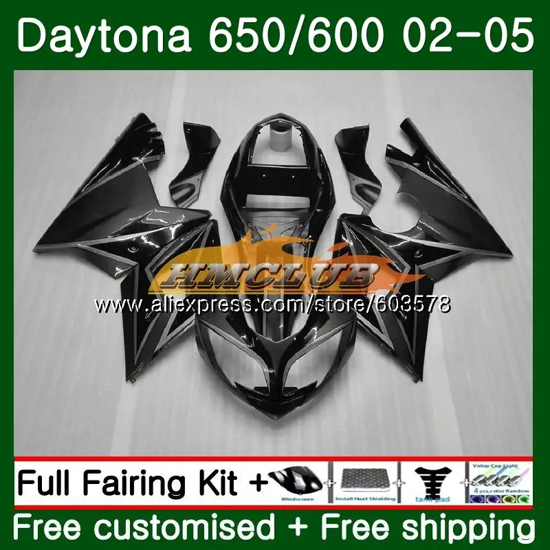 Средства ухода за кожей для Triumph Daytona 650 600 2002 2003 2004 2005 Daytona600 46CL. 24 Daytona650 Daytona 600 02 03 04 05 обтекатель серого и черного цветов