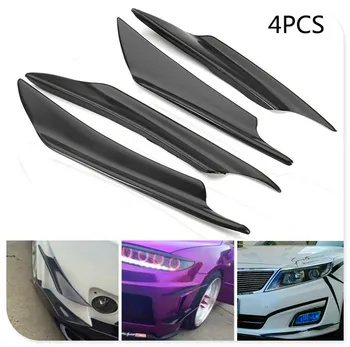 

car Bumper Lip Splitter Fin Canard Wing Spoiler ForPorsche 918 Cayman Boxster 919 718 GT3 Macan Cayenne 911 Panamera Mission