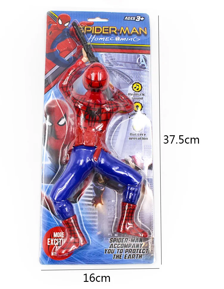 Bear out Electric Spider-Man pa bing CHILDREN'S Toy Light Included Light Voice Will Crawling Django pa bing Toy