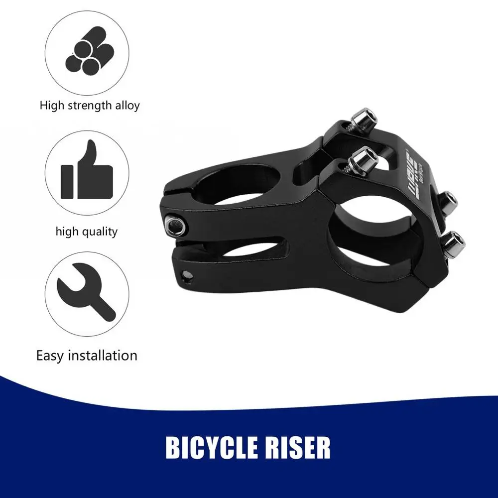 

31.8mm adjustable Bicycle Stem Bicycle MTB Bike Aluminum Short Handlebar Stem Riser Fixed Bike Bar Stem WHolesale
