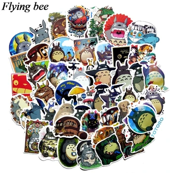 

Flyingbee 50pcs Cartoon Sticker Decals Pvc Scrapbooking Stickers for Phone Luggage Laptop Notebook DIY Acessories X0702