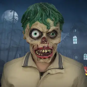 

Halloween Horror Mutant Hulk Latex Headgear Masquerade Cosplay Props Masquerade Transgender Role Playing 40P