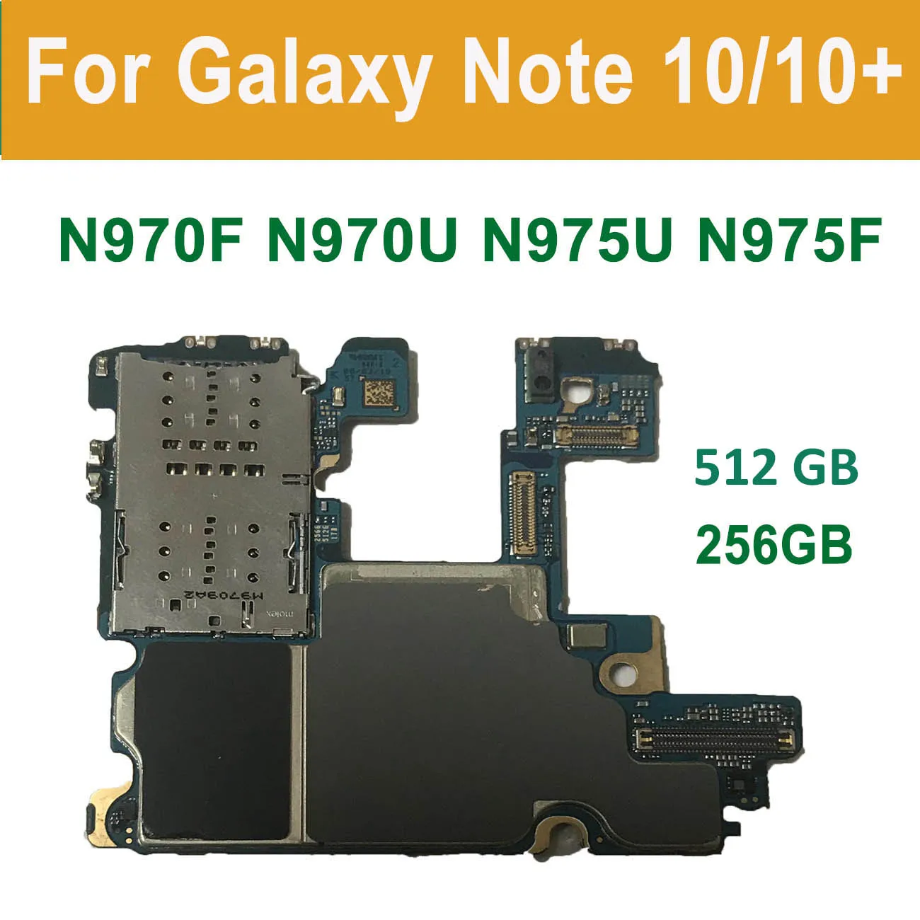 Unlocked Motherboard For Samsung Galaxy Note 10 N970F N970FD N970U NOTE Plus N975F N976B 5G N976v N975U N975FD 256GB 512GB | Мобильные