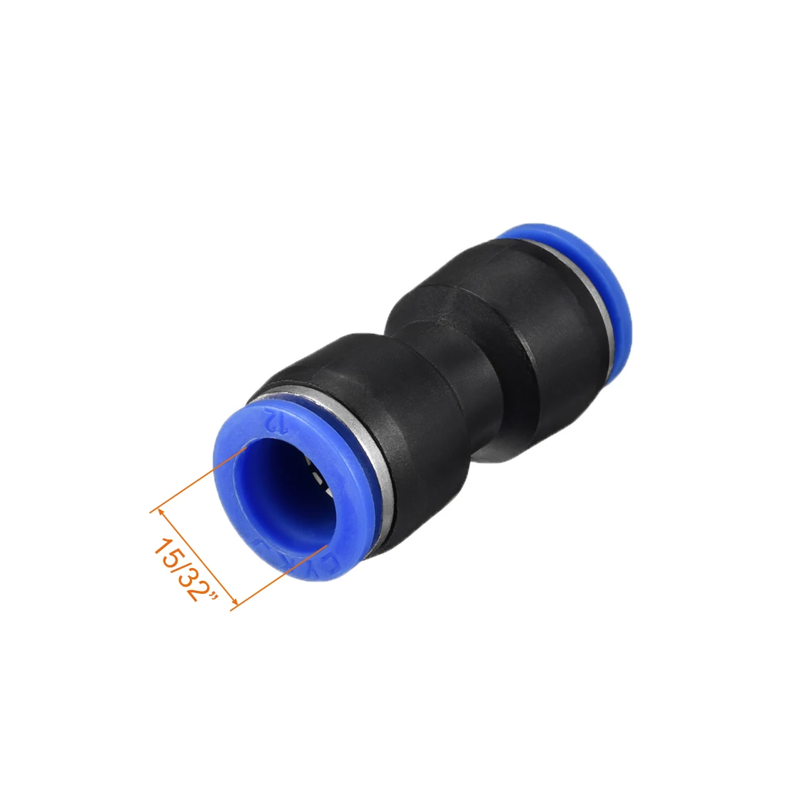 Uxcell пластиковый прямой Union Push для подключения фитинга трубок Push Fit Lock Cut труба плоская без наклона имеет гибкий и легкий
