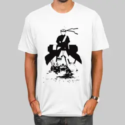 Uzumaki Наруто принт мужские футболки с круглым вырезом Модные мужские и женские топы футболки с коротким рукавом футболки унисекс