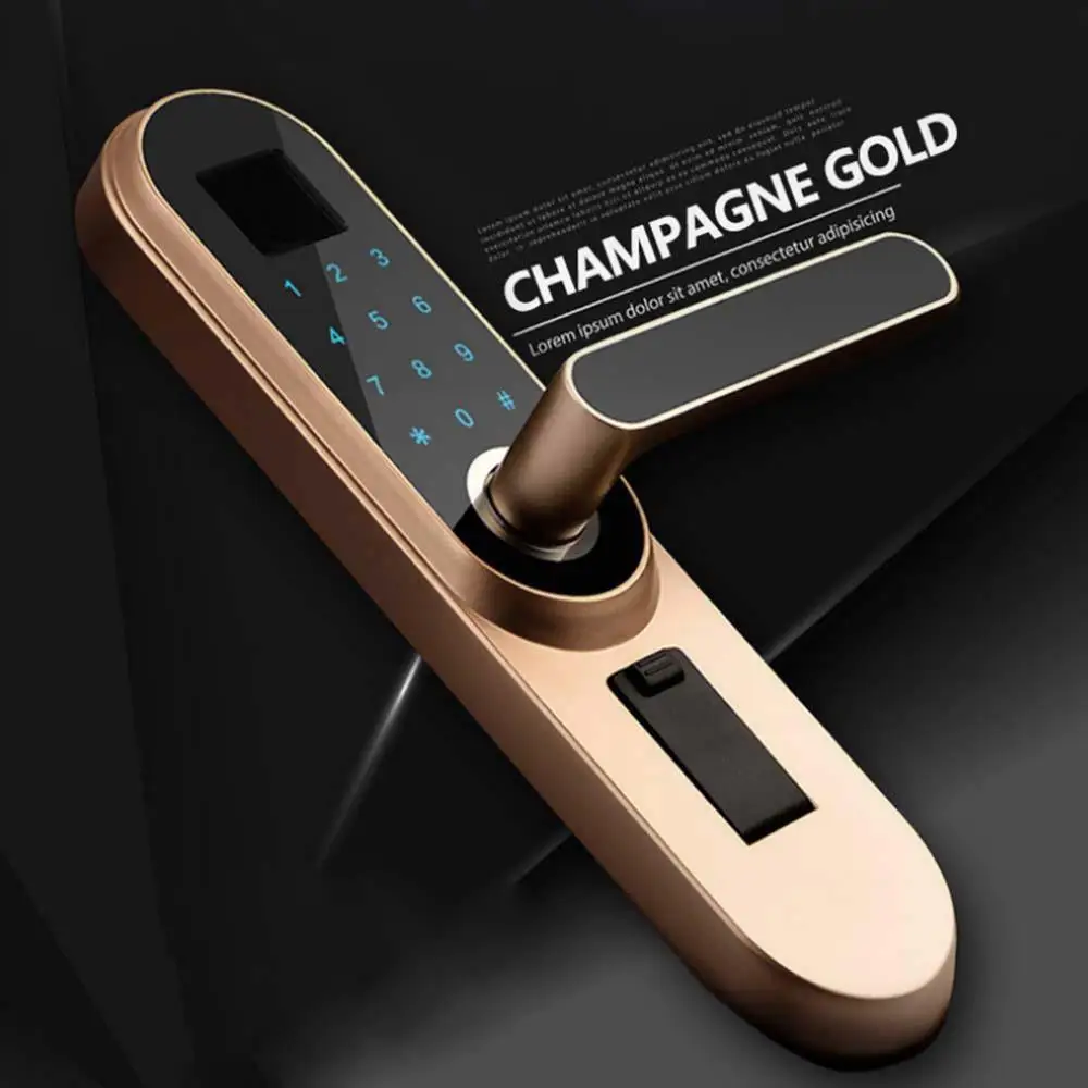 

Touch Screen Intelligent Universal Fingerprint Password Lock Electric Fingerprint Lock Digital Smart Lock Office Keyless