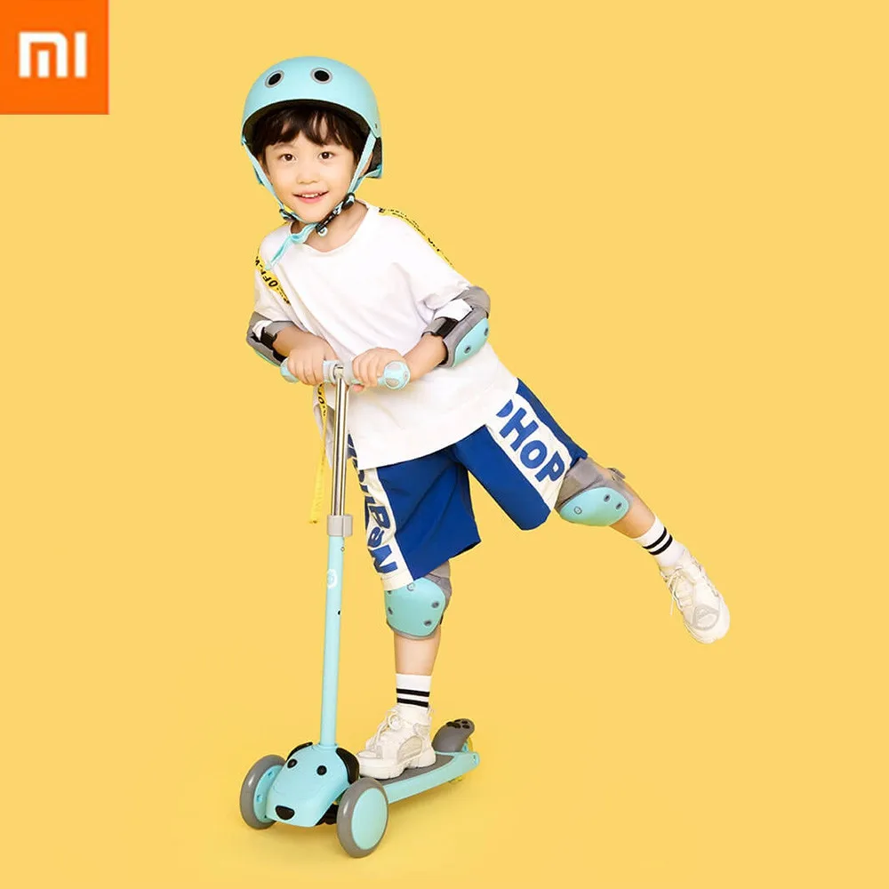 

Xiaomi Kids Scooter Puppy Shape Adjustable Scooter 3 Adjustable Heights Flash Wheel Tricycle Sports Toy Skateboard for Kids