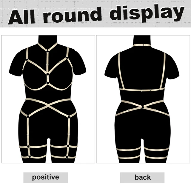 Harness Fashion Belt Busty Women's Plus Size Sword Belt Punk Goth Sexy  Dress Dance Rave Wear Costume Erotic Stockings Garters - AliExpress