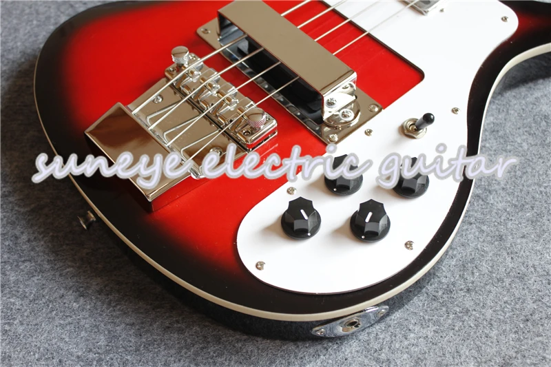 Custom Shop 4 String Rick электрическая бас гитара из палисандра гриф струны левшей гитары