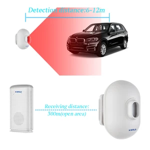 Image 5 - Kerui dw9 sistema de alarme para veículo, infravermelho, sem fio, à prova d água, detector de movimento pir, para garagem, anti roubo