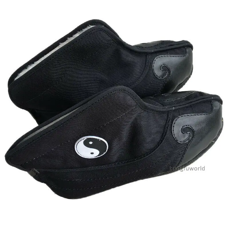 Men's Women's Winter Taoist Tai chi Boots Kung fu Martial arts Shoes Wushu Wing Chun Footwear