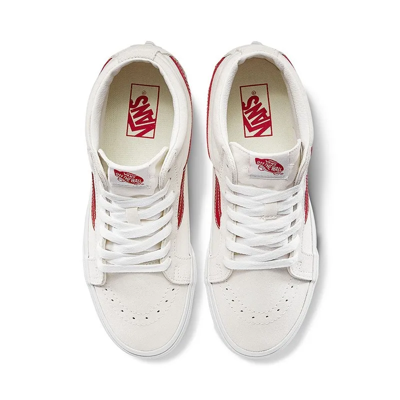 Аутентичные VANS SK8-MID, мужская и женская обувь для скейтбординга, модная парусиновая обувь для пар, уличный стиль, высокое качество, vn0a391foxs
