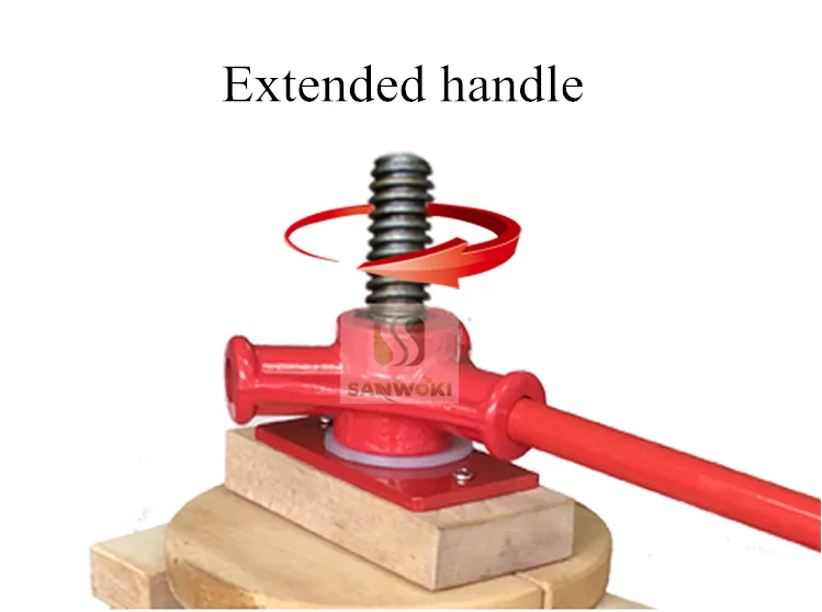 6L Manual grape presser machine winery wine juicer machine apple juice maker machine wooden basket pear squeezer machine 3