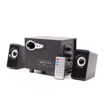 

Wooden 2.1 Multimedia Subwoofer Audio USB Active Desktop Computer Mini Speaker 3D Stereo Laptop TV Speaker For TV