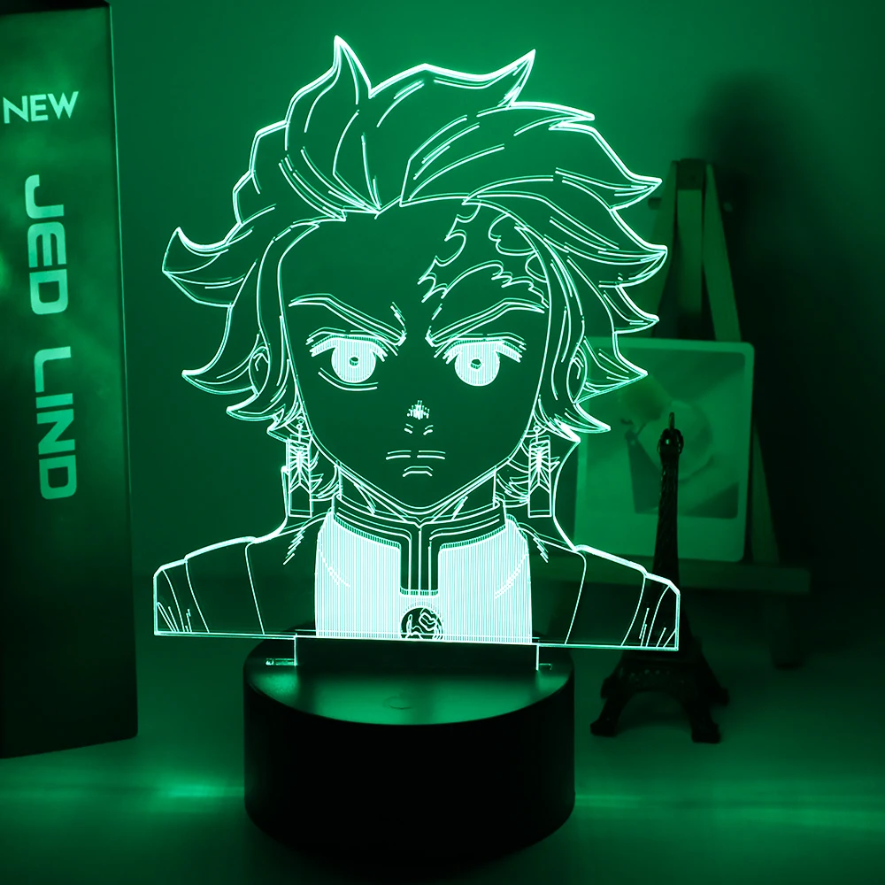 Kimetsu без Yaiba Tanjiro камадо фигурный светодиодный ночной Светильник для детей