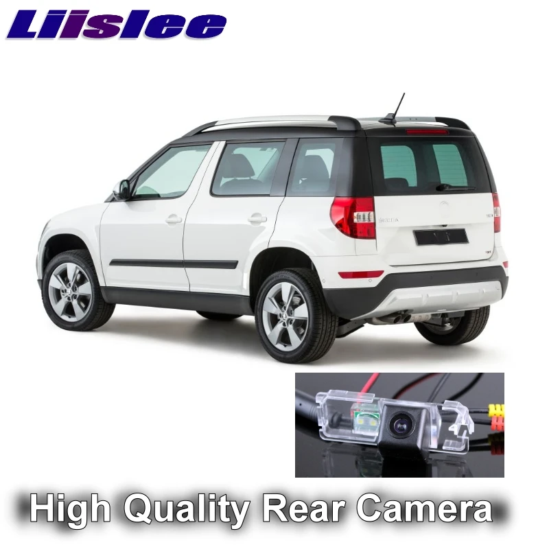 LiisLee Car Reversing image Camera For Skoda Yeti 5D SUV 2009~2017 Night Vision HD WaterProof Dedicated Rear View back CAM ykf