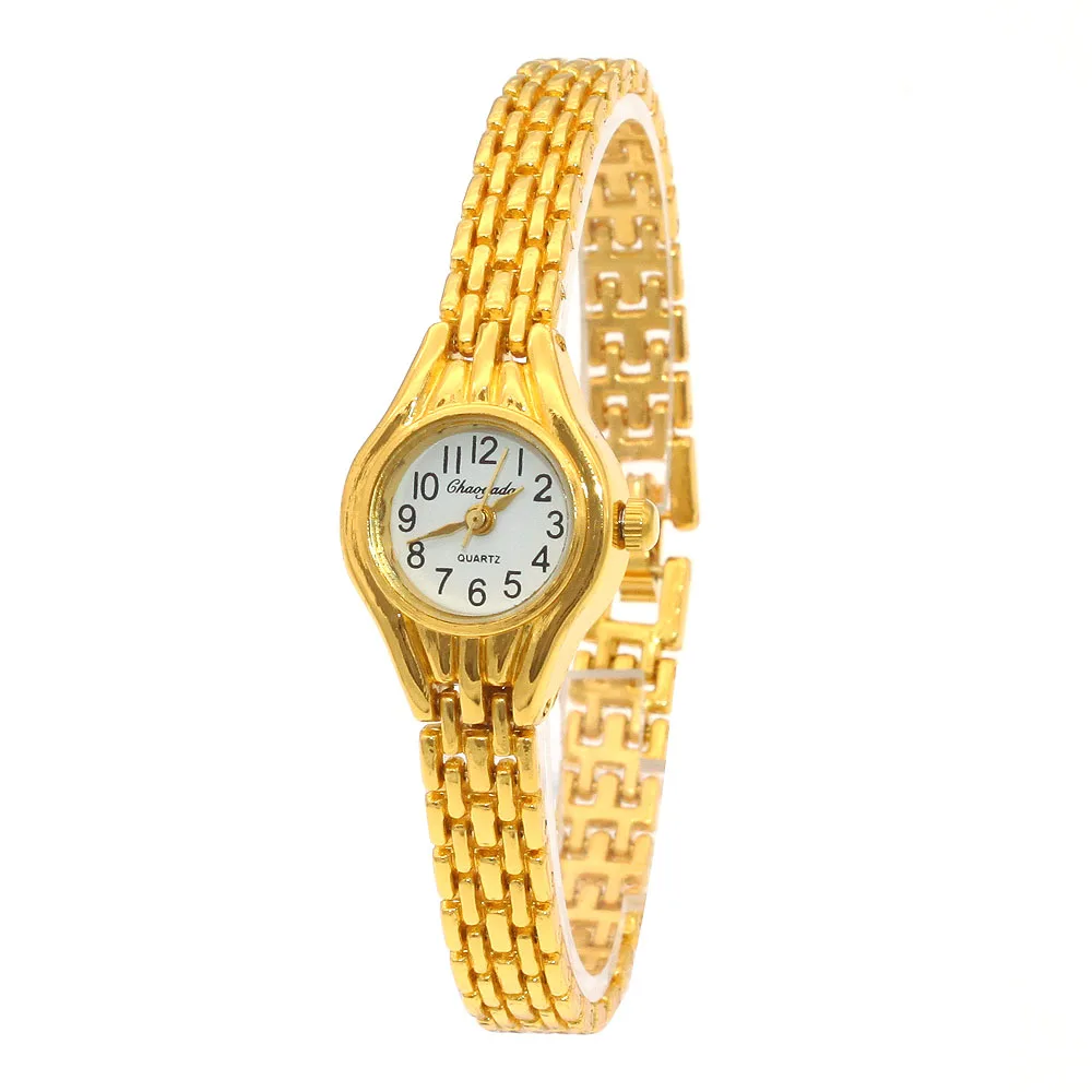 New Women Bracelet Watch Mujer Golden Relojes Small Dial Quartz Watch Popular Wristwatch Hour Female Ladies Elegant Watches - 3