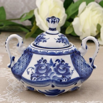 

Sugar bowl "Coffee", gzhel 721174