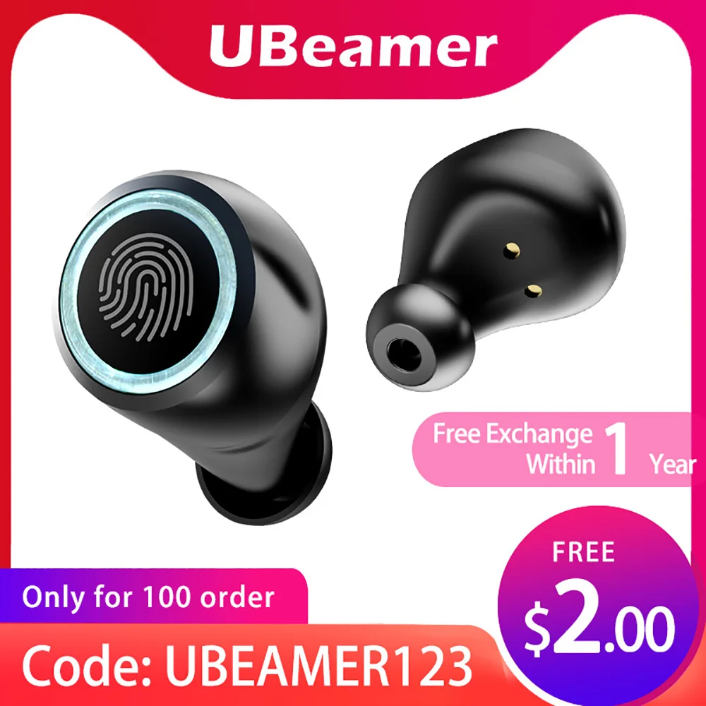 

2020 TWS Ubeamer Bluetooth Earphone Wireless Earphone with Charging Case Microphones Auriculares bluetooth inalambrico for phone
