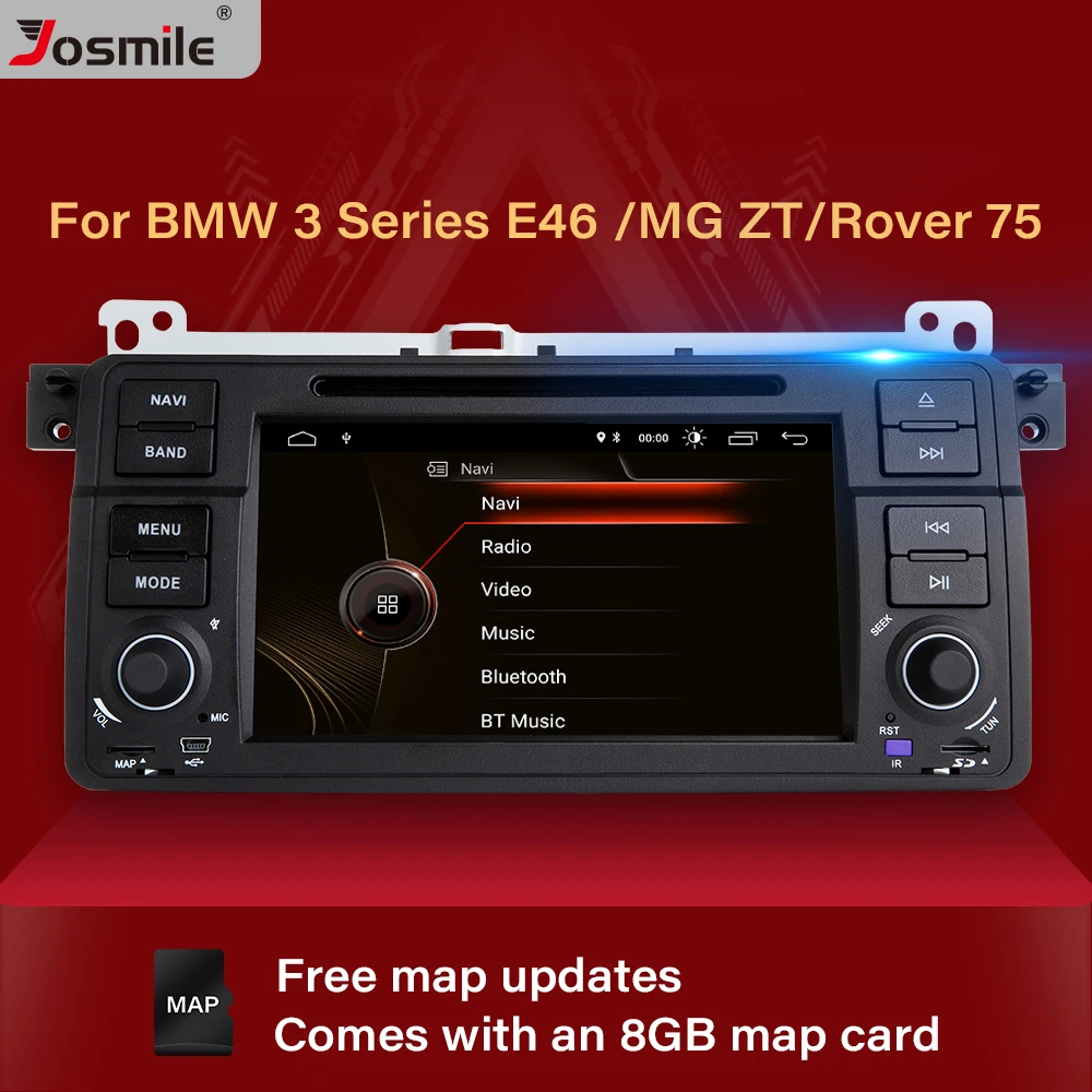 Автомобильный мультимедийный плеер Josmile автомагнитола 1 Din для BMW E46 M3 Rover 75 Coupe