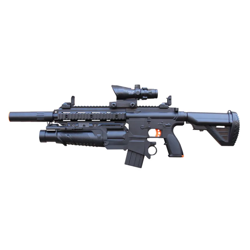 

CHILDREN'S Toy Please dianyuansu dong ji M4 16 Jedi Gun Eat It Raw Even Mainland China Elastic-Water Gun Eggs Rob M4 Product Cat