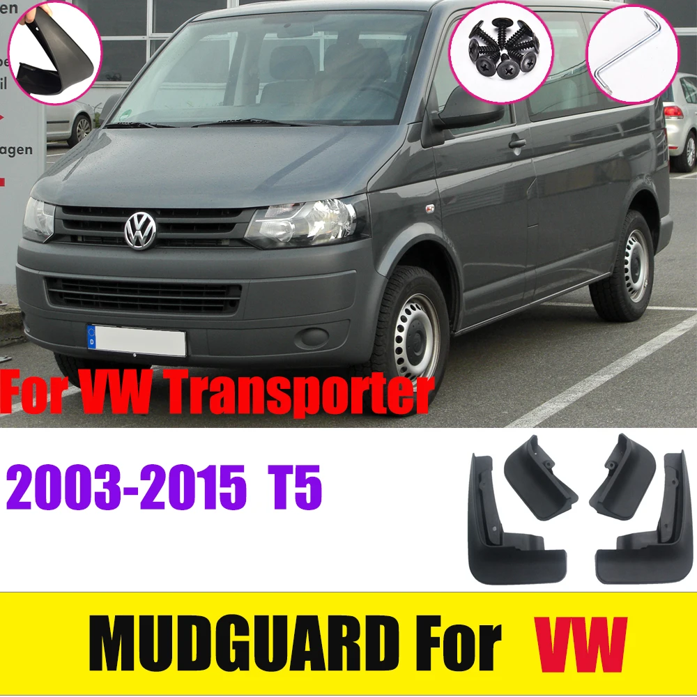 Автомобильные Брызговики авто аксессуары для Volkswagen VW Transporter T5 Caravelle/Multivan 2003